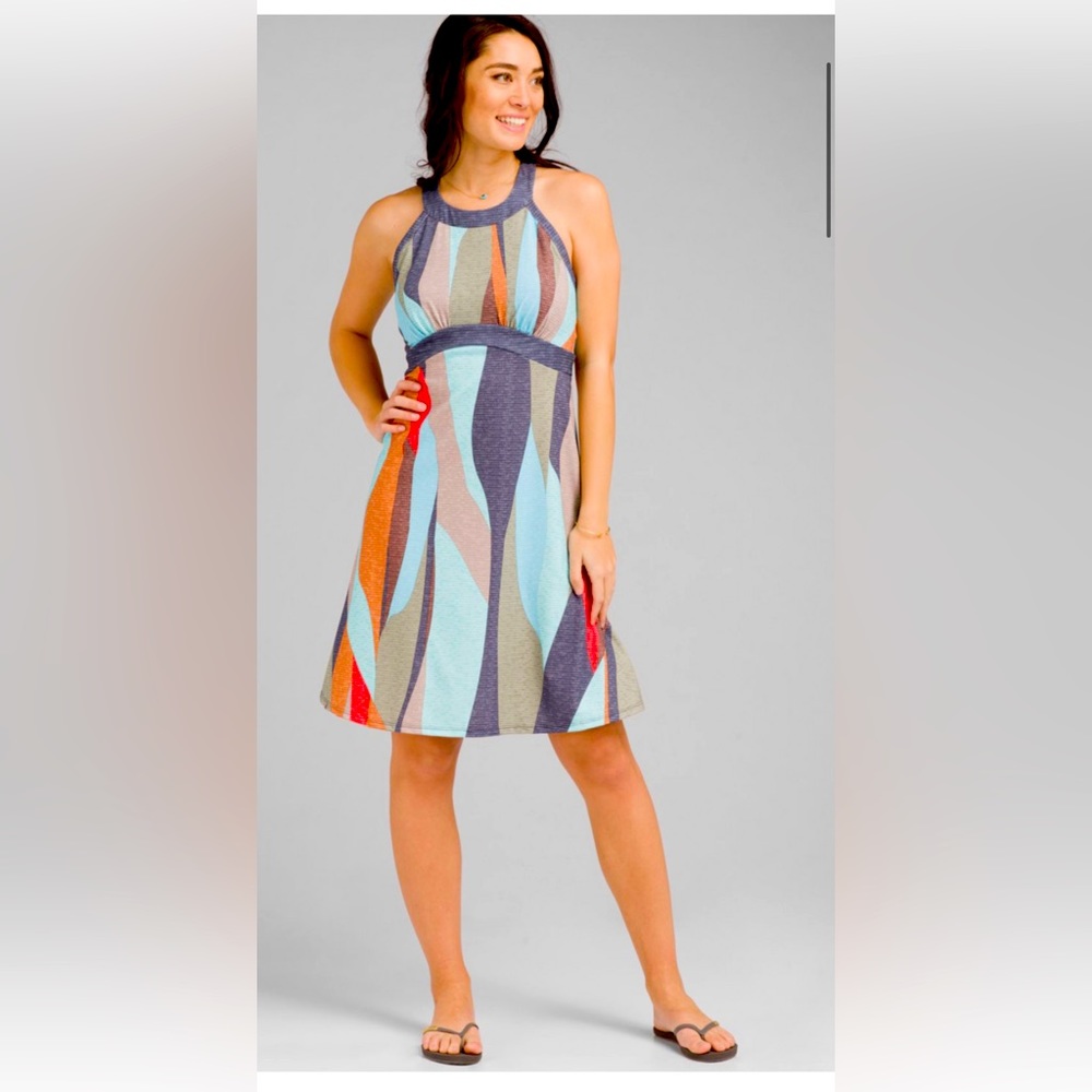 Prana- Calexico Racerback Shelf Bra Multicolor Dress